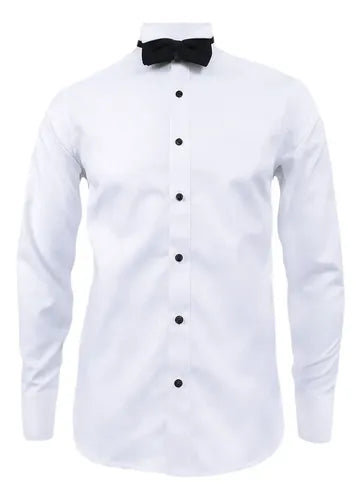CAMISA HOMBRE SMOKING BLANCA